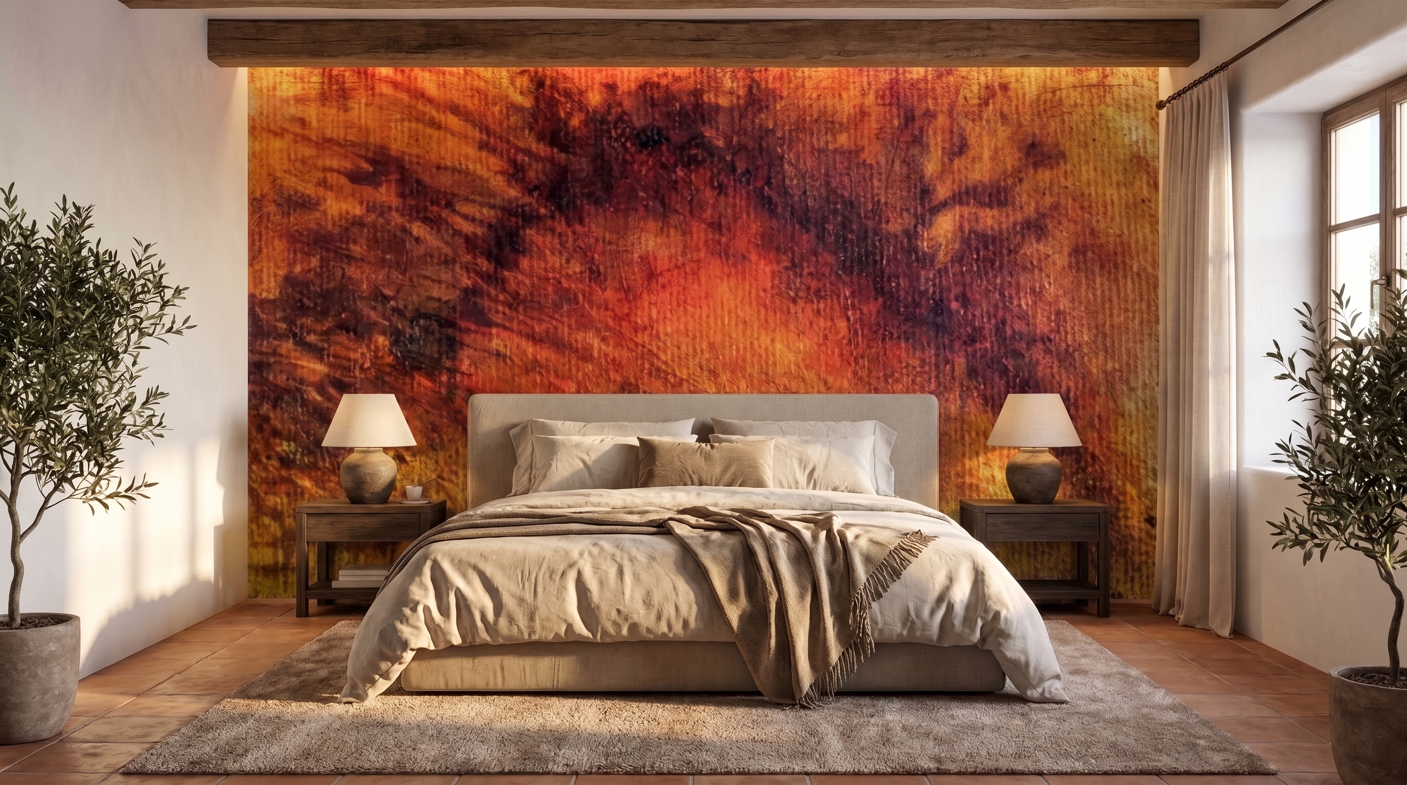 Braise — version mural pleine paroi